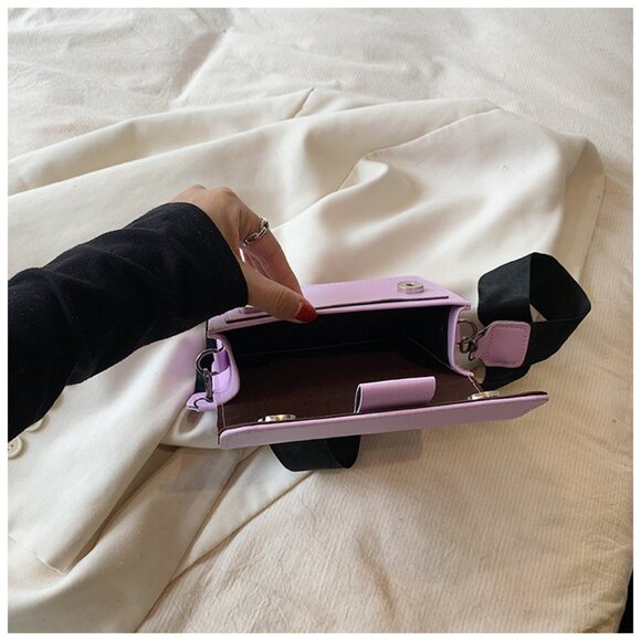 2/$30 Brown Cross-Body Bag Purse Adjustable Strap PU Leather Shoulder Bag - Picture 7 of 8